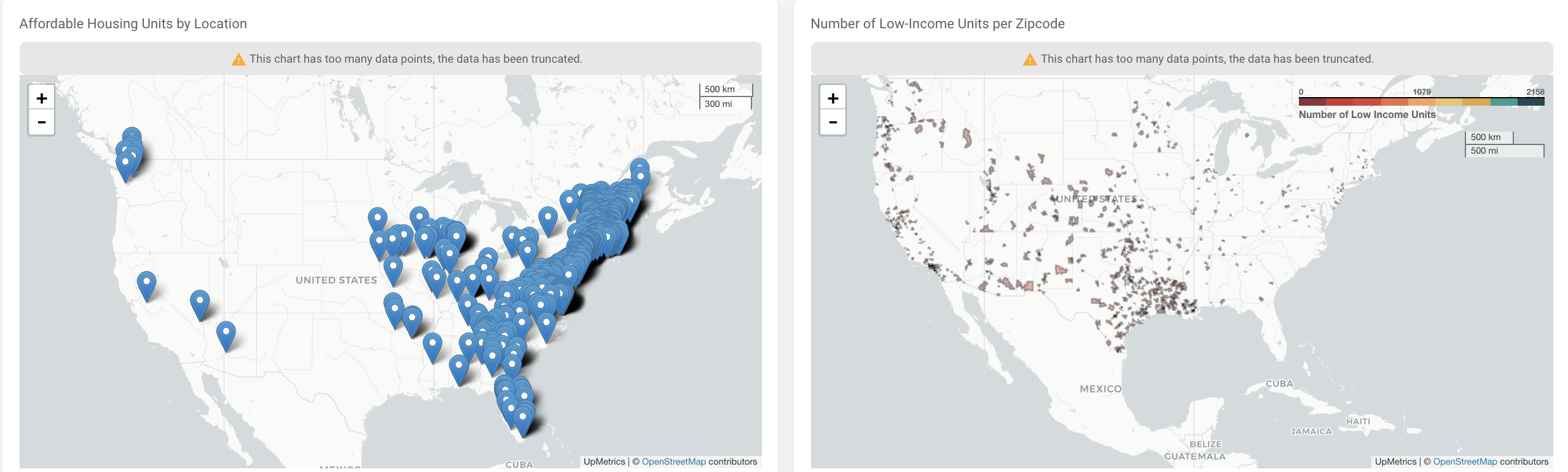 Affordable Housing Dashboard Screenshot