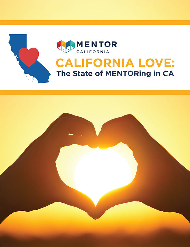 Screenshot of the State of MENTORing in CA report